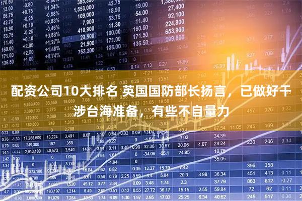 配资公司10大排名 英国国防部长扬言，已做好干涉台海准备，有些不自量力